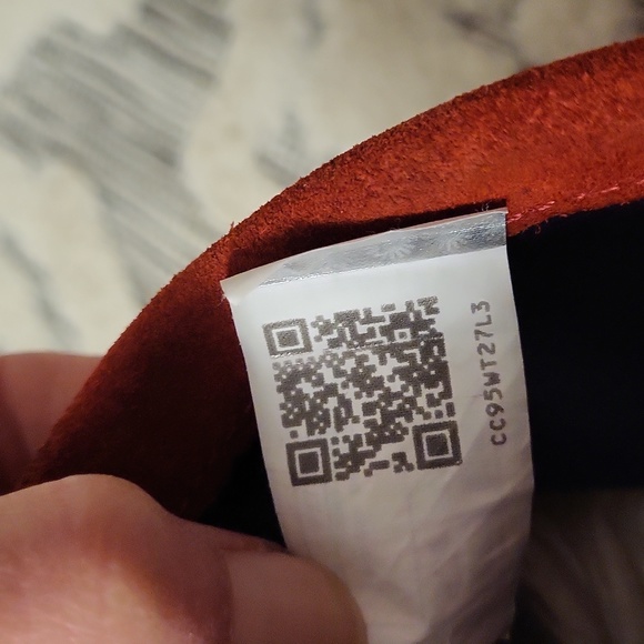 DEAL! UGGS Kaelou Bandana Red suede boots sz 4 - Picture 8 of 10